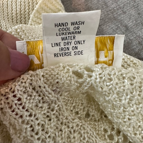 Vintage Vivanti 70s 80s Size 14 Knit Sweater&Skirt Crochet Cottagecore 2pc Set - Picture 6 of 16